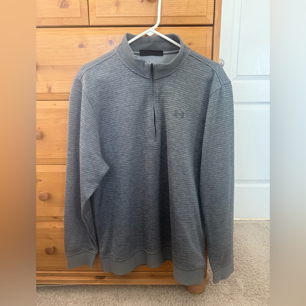Under Armour Men's Gray Zip-Up Sweater